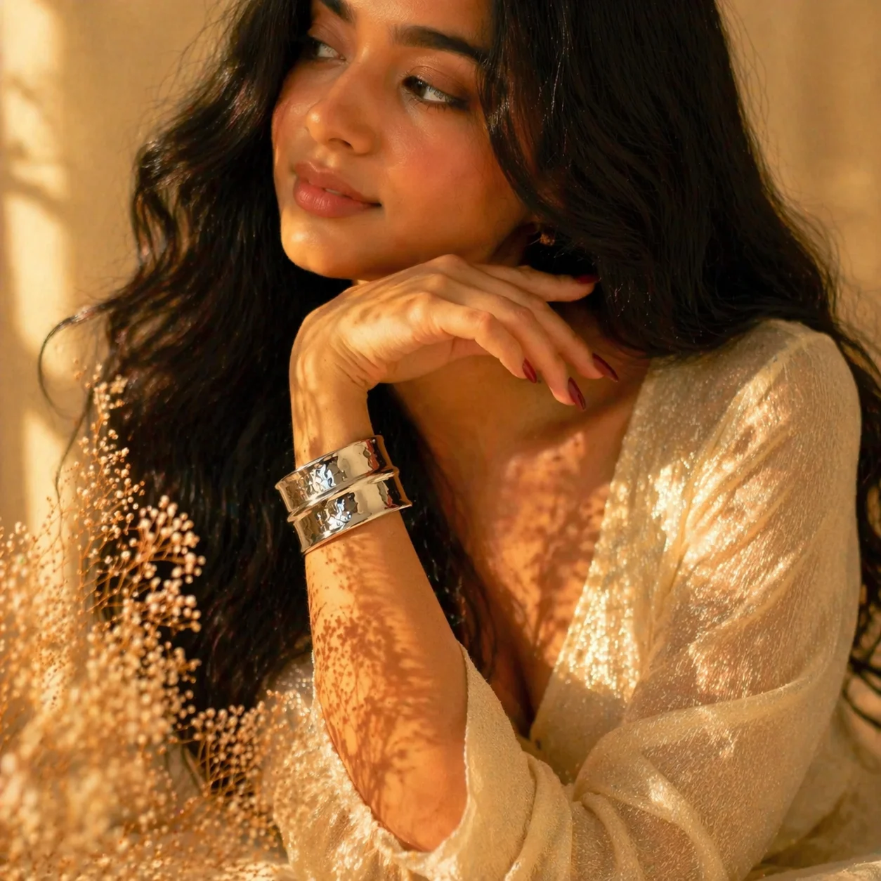 Swarns Gilded Flow Cuff - Image 4