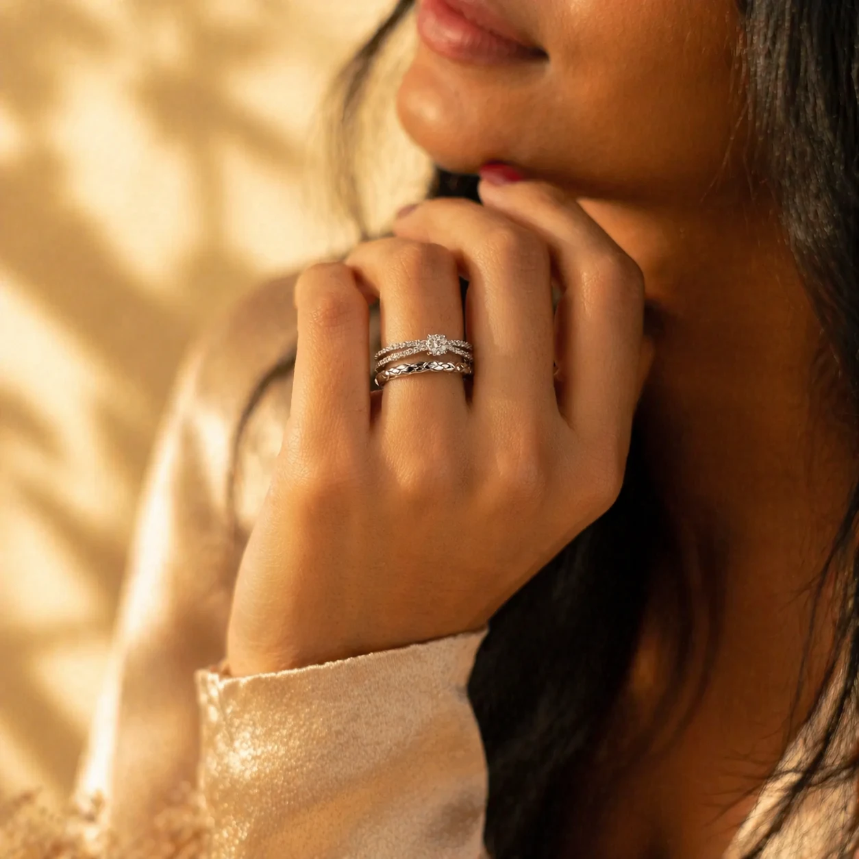 Swarns Celeste Band Ring - Image 3