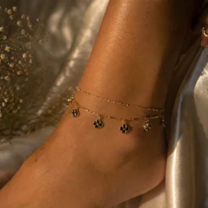 Swarns Orli Clover Anklet